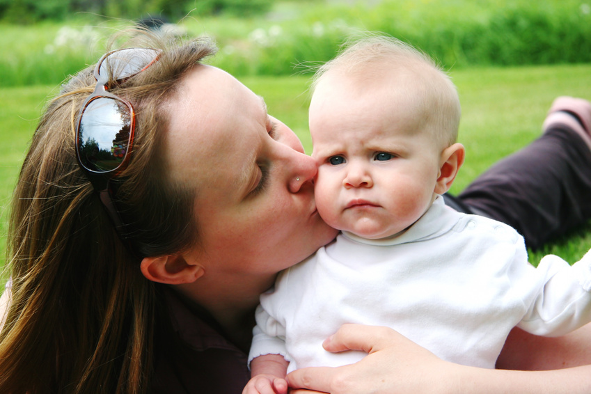 Young Family - mother and baby