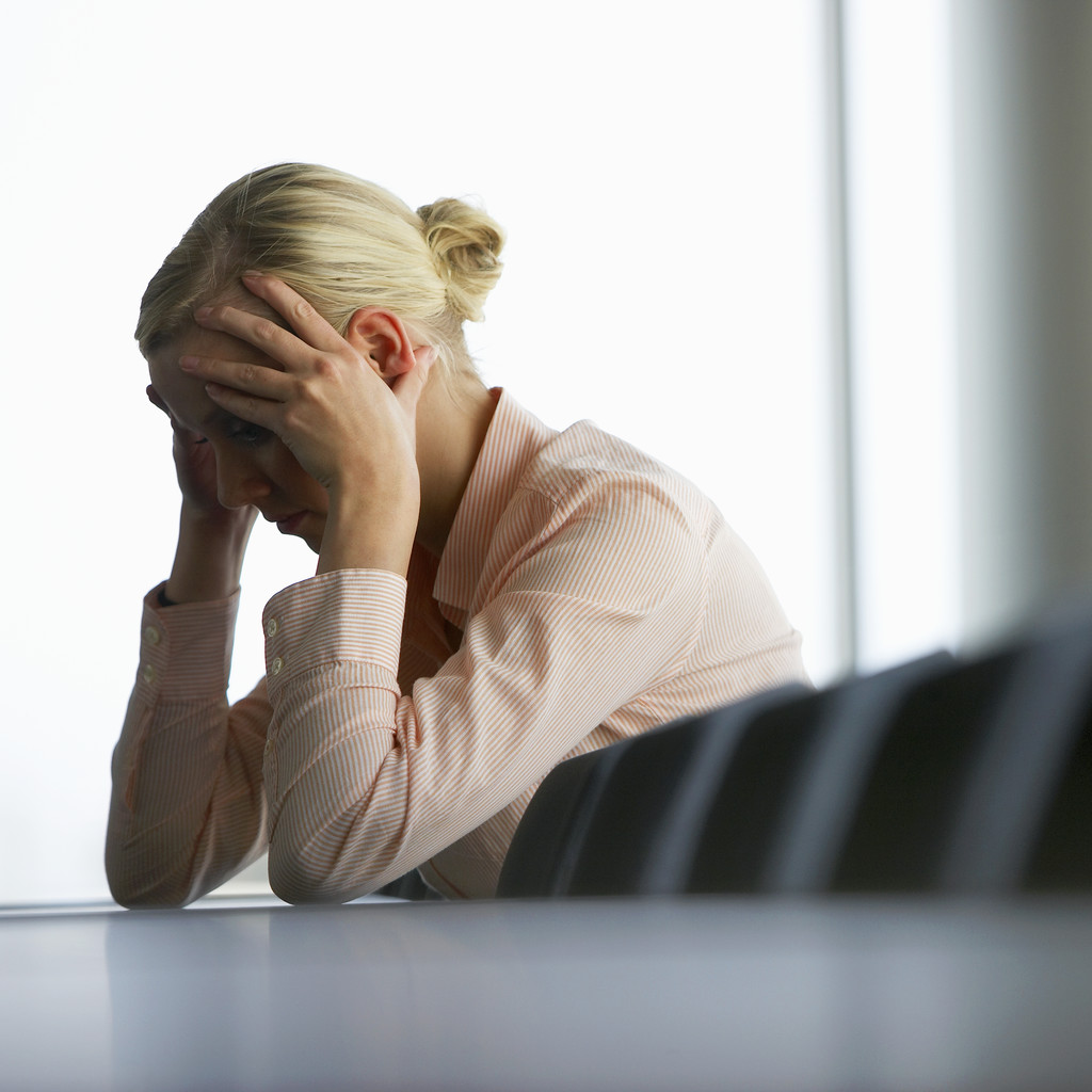 Stressed Businesswoman