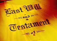 last will and testament