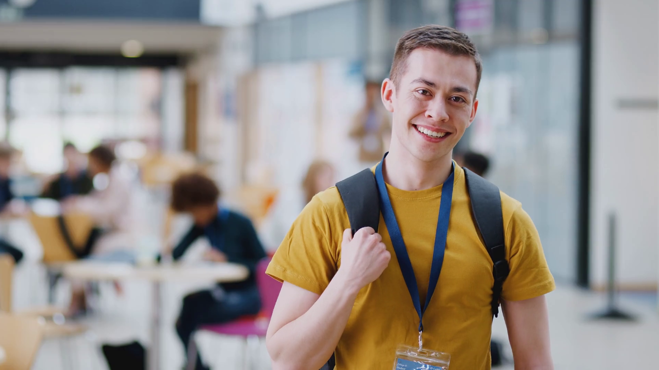 Smiling young man